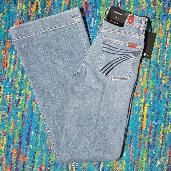 7 For All Mankind Denim - NWT 7 For All Mankind Modern Dojo Luxe Vintage Oceanstone Womens 28 x 34